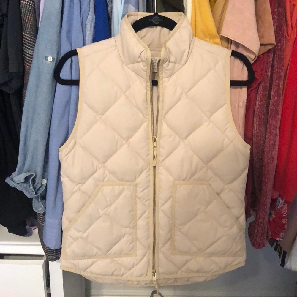 J Crew Tan Vest